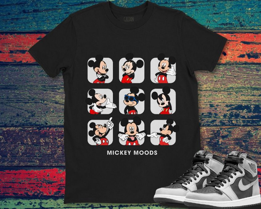 Mickey Mouse Moods Cute Disney Logo Unisex Gift T-Shirt