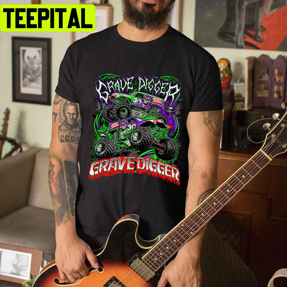 Monster Jam Grave Digger Monster Truck Unisex T-Shirt