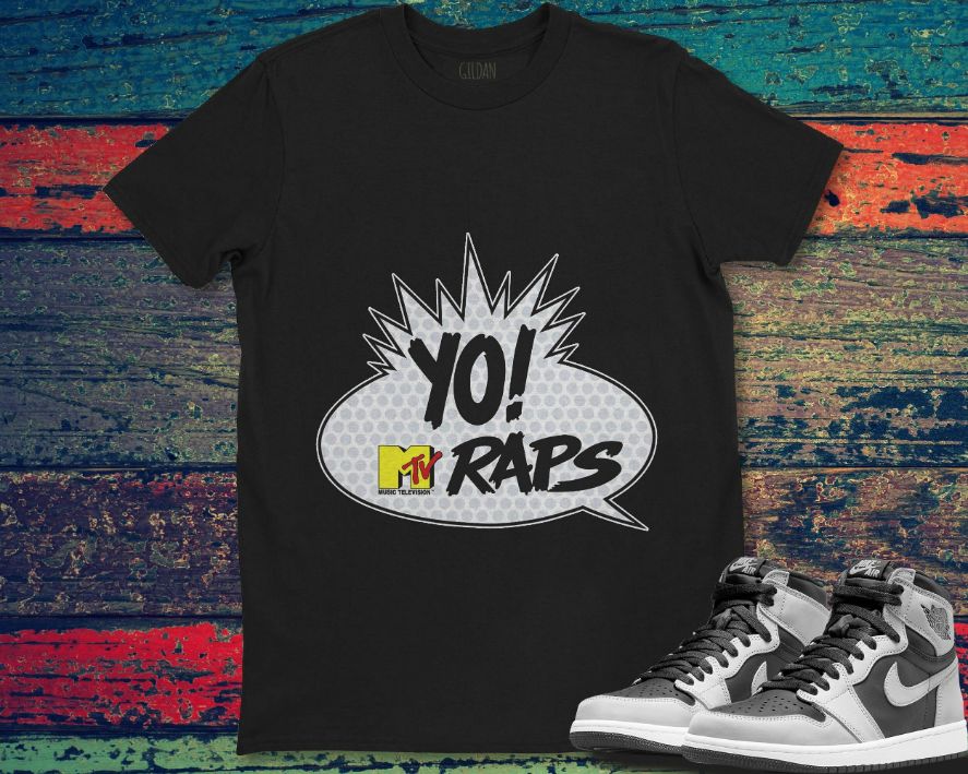 MTV YO! MTV Raps Comic Book Talk Bubble Unisex Gift T-Shirt