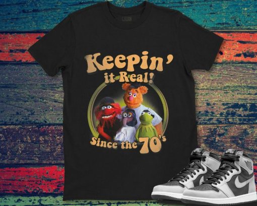 Muppets Keepin It Real Graphic Vintage Best Gift  Unisex Gift T-Shirt