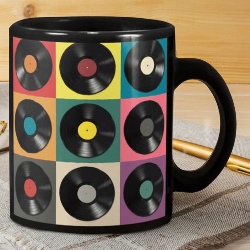 Music Disc Verry Much Premium Sublime Ceramic Coffee Mug Black