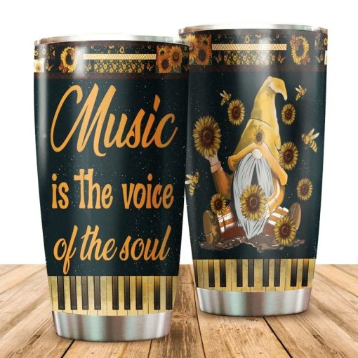 Music Is The Voice Of The Soul Stainless Steel Cup