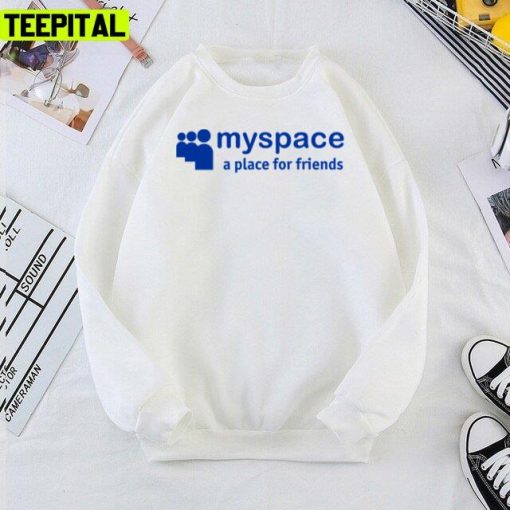 Myspace Logo White Design Unisex T-Shirt