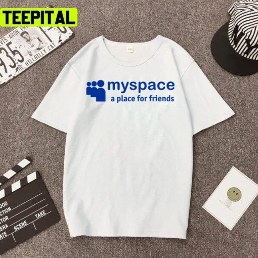 Myspace Logo White Design Unisex T-Shirt