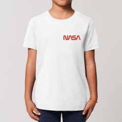 Nasa Left Breast Logo Kids T-Shirt