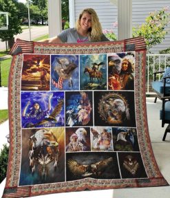 Native American Eagle Quilt Blanket