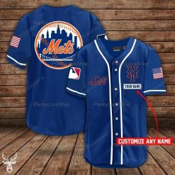 New York Mets Personalized Baseball Jersey 317