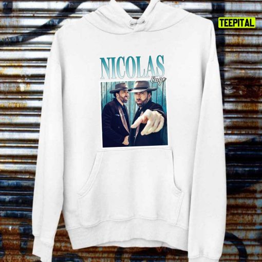 Nicolas Cage Vintage 90s Style Bootleg Actor Unisex T-Shirt