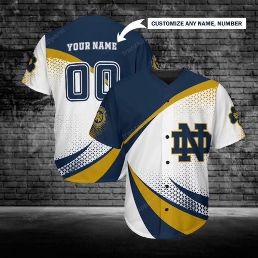 Notre Dame Fighting Irish Personalized Baseball Jersey 255