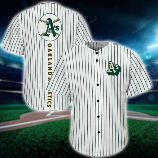 Oakland Athletics Personalized 3d Baseball Jersey 12