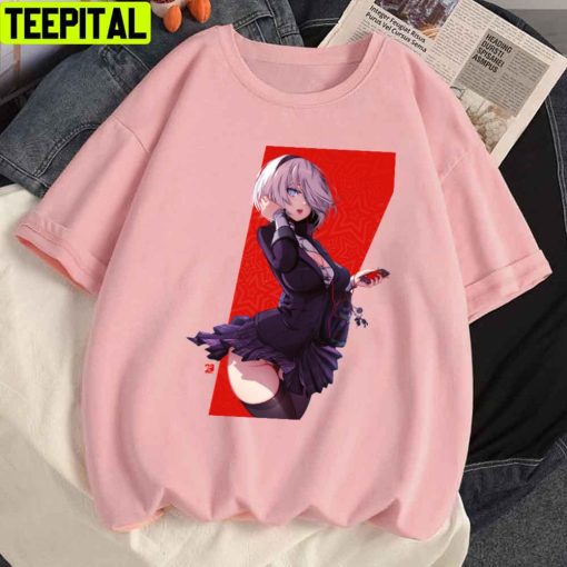 Oh What Did You See Schoolgirl 2b NieR Automata Unisex T-Shirt