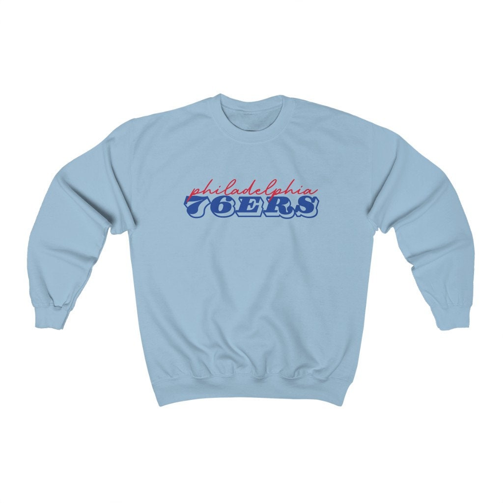Old School Logo Style Philadelphia 76ers Nba Basketball Unisex Sweatshirt