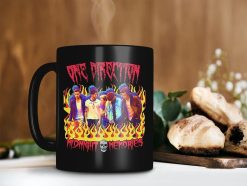 One Direction Midnight Memories, Harry Styles, Niall Horan, Zayn Malik, Liam Payne, Louis Tomlinson Premium Sublime Ceramic Coffee Mug Black