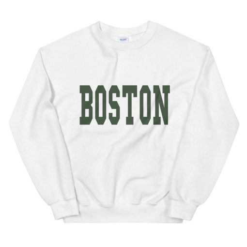 Only Green Text Basketball Unisex Sweatshirt