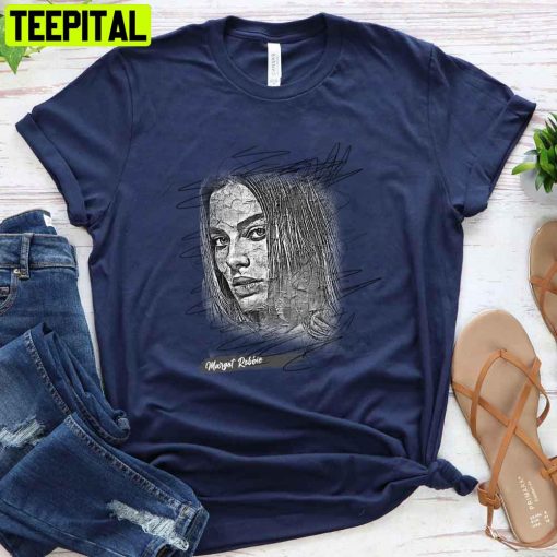 Painting Style Margot Robbie Unisex T-Shirt