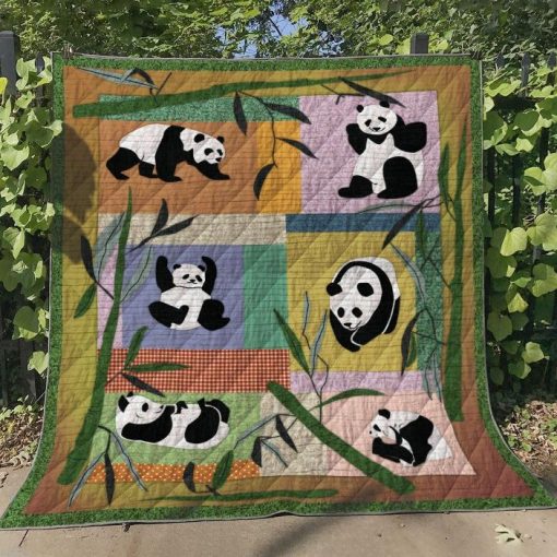 Panda Collection Quilt Blanket