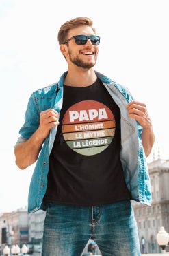 Papa L’homme Le Mythe La Legende Happy Father’s Day Unisex T-Shirt