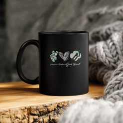 Peace Love Girl Scout Ceramic Coffee Mug