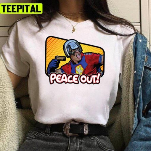 Peacemaker ‘peace Out’ Costume Retro Unisex T-Shirt