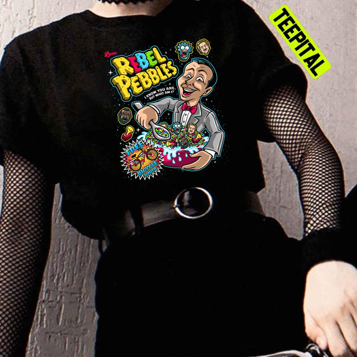 Pee Wee Herman Loner Rebel Pebbles Cereal Unisex T-Shirt
