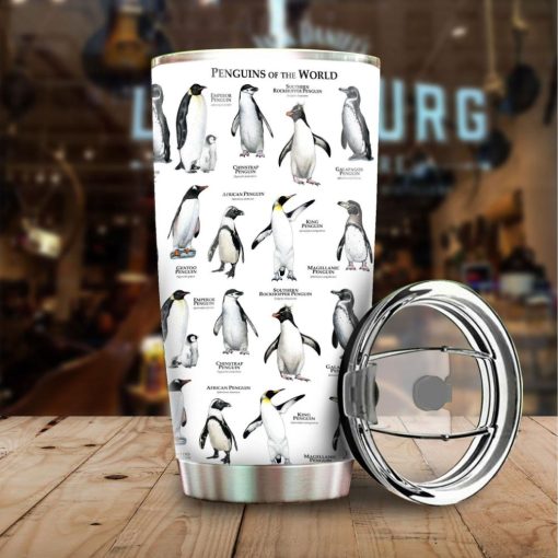 Penguins Of The World Stainless Steel Cup