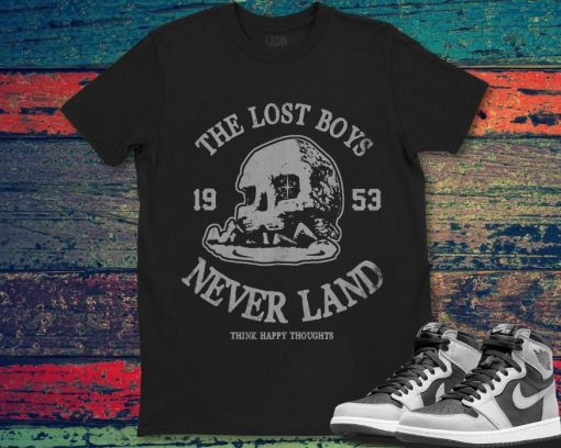 Peter Pan The Lost Boys Neverland Think Happy ThoughtsDisney Unisex Gift T-Shirt