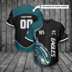 Philadelphia Eagles Personalized Baseball Jersey 300