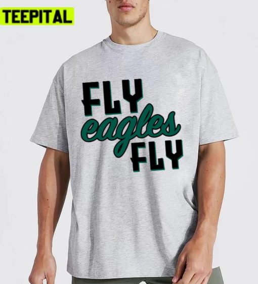 Philly Eagles Text Philadelphia Eagles Unisex T-Shirt