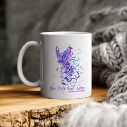 Phoenix Rise From Your Ashes Suicide Awareness Ceramic Coffee Mug