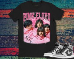 Pink Floyd Band Potrait Poster Rock Music Unisex Gift T-Shirt