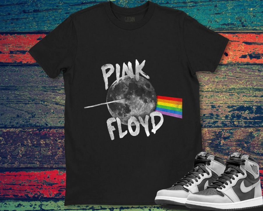 Pink Floyd Logo Band Rock Music Rainbow Unisex Gift T-Shirt