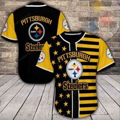 Pittsburgh Steelers Personalized 3d Baseball Jersey Shirt 71