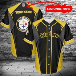 Pittsburgh Steelers Personalized Baseball Jersey 483