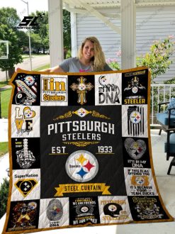 Pittsburgh Steelers Quilt Blanket