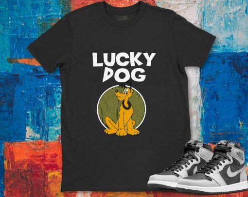 Pluto Dog Disney Fan Lucky Dog Unisex Gift T-Shirt