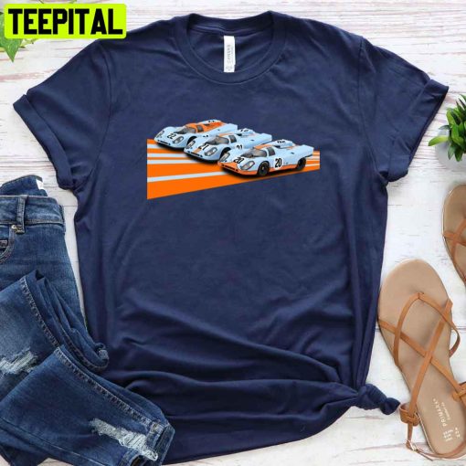 Porsche 917 1971 No 20 21 22 3 Liveries Unisex T-Shirt