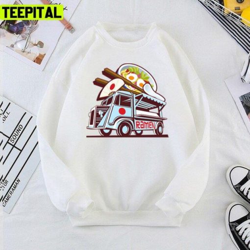 Ramen Noodles Chibi Animation Design Unisex T-Shirt