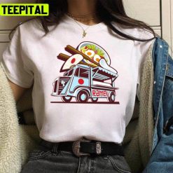 Ramen Noodles Chibi Animation Design Unisex T-Shirt