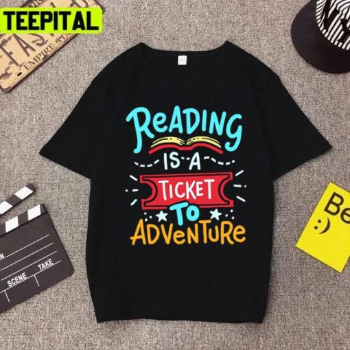 Reading Adventure Library Student Teacher Book World Books Day 2022 Unisex T-Shirt