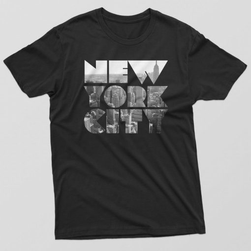 Reality Glitch Mens New York City Skyline T-Shirt