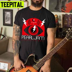 Red Eye Pearl Jam Lightning Bolt Unisex T-Shirt