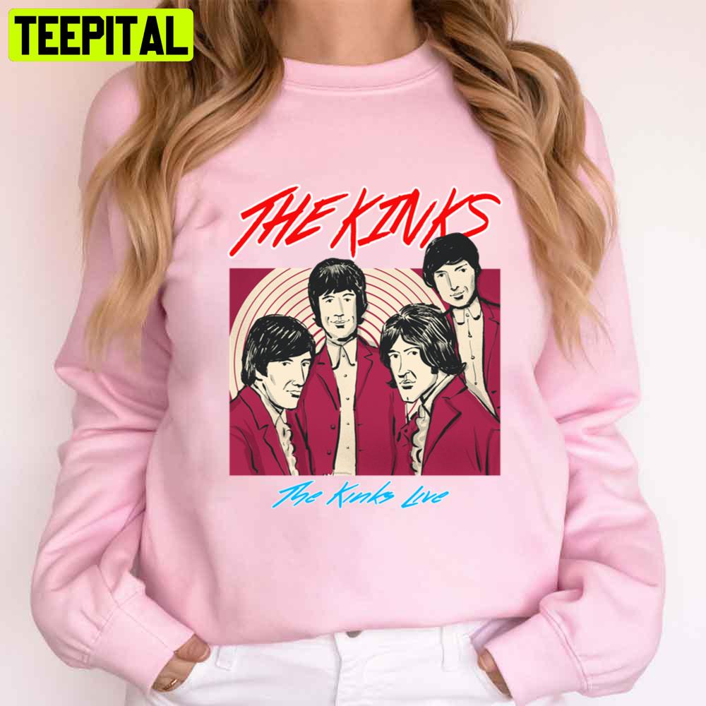 Red Style Love Rock The Kinks Unisex T-Shirt
