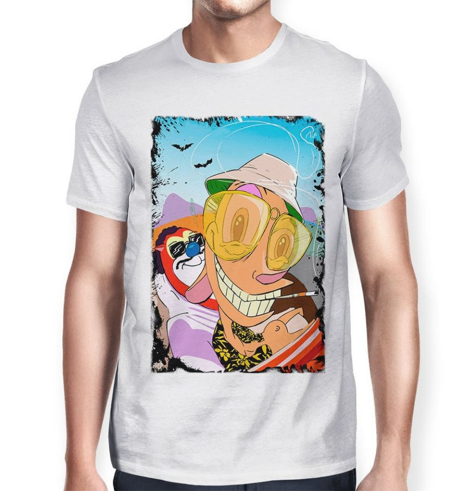 Ren and Stimpy x Fear and Loathing in Las Vegas T-Shirt