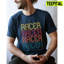 Retro Racer Funny Racing Unisex T-Shirt