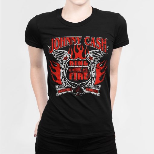 Ring Of Fire Johnny Cash Unisex T-Shirt
