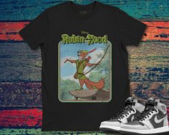 Robin Hood Retro Disney Unisex Gift T-Shirt