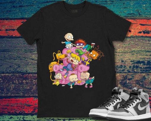 Rugrats All Kids On Couch Funny Unisex Gift T-Shirt