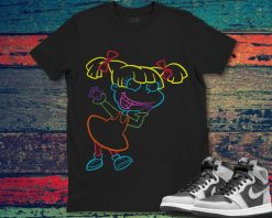 Rugrats Angelica Neon Outline Unisex T-Shirt