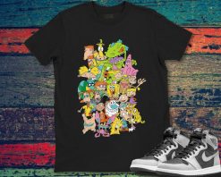 Rugrats Hey Arnold Funny Characters Unisex Gift T-Shirt