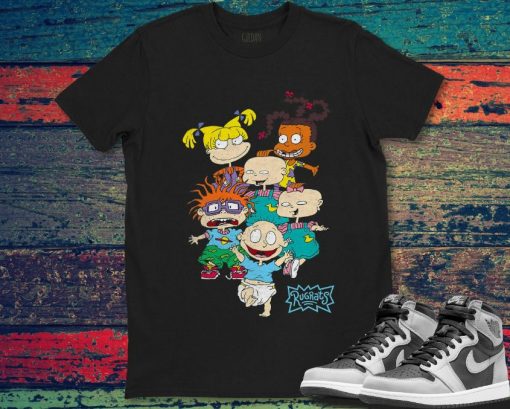 Rugrats Tommy Chuckie Angelica Running Vintage Unisex Gift T-Shirt